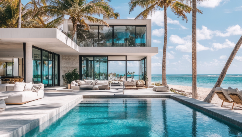 Palm Beachfront Villa